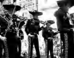 Mariachi Los Plateados performing in street