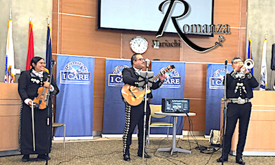 Mariachi Romanza Trio at a special event convertion